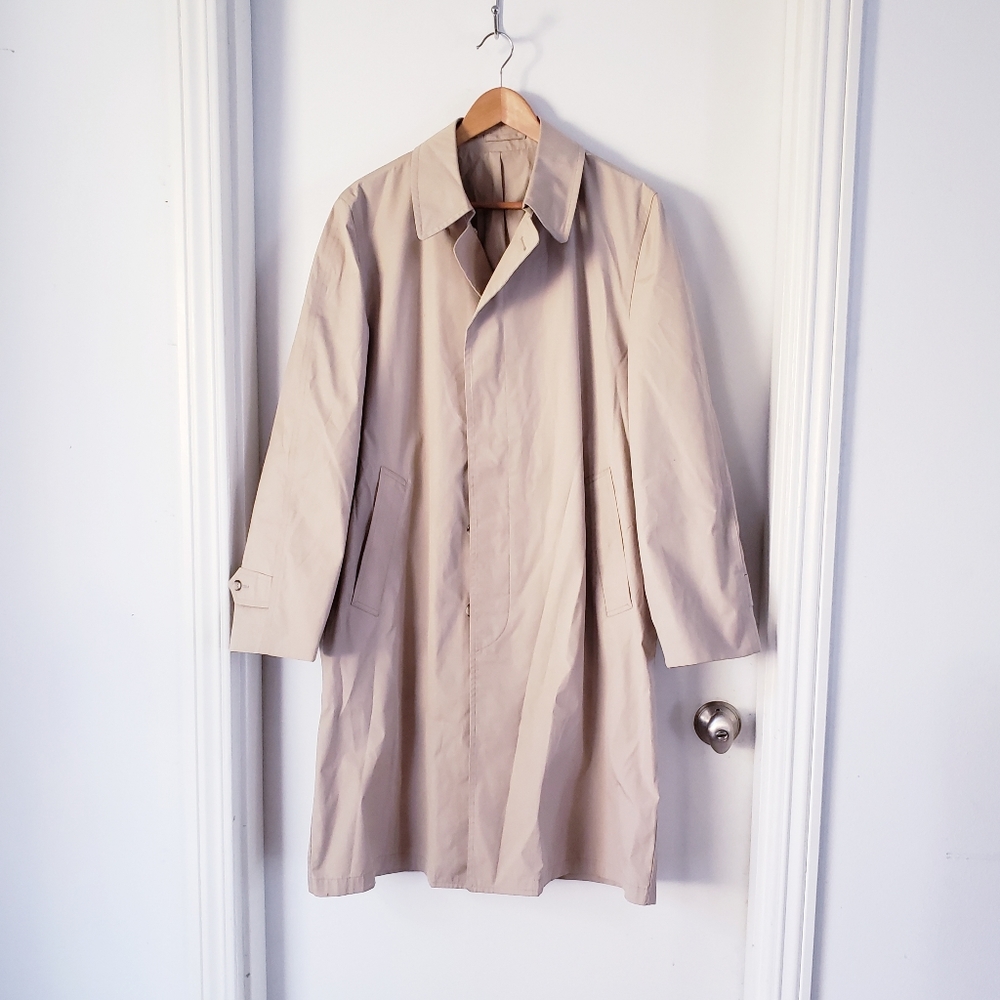 Vintage London Fog Rain Coat Trench Coat Jacket size 40